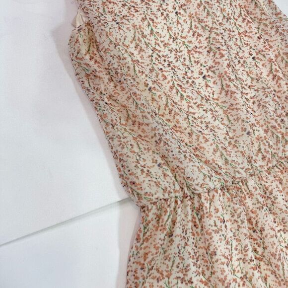 A'reve Mini Dress Womens Small Pink Sleeveless Ditsy Bloom Shabby Chic Dainty - Picture 8 of 9